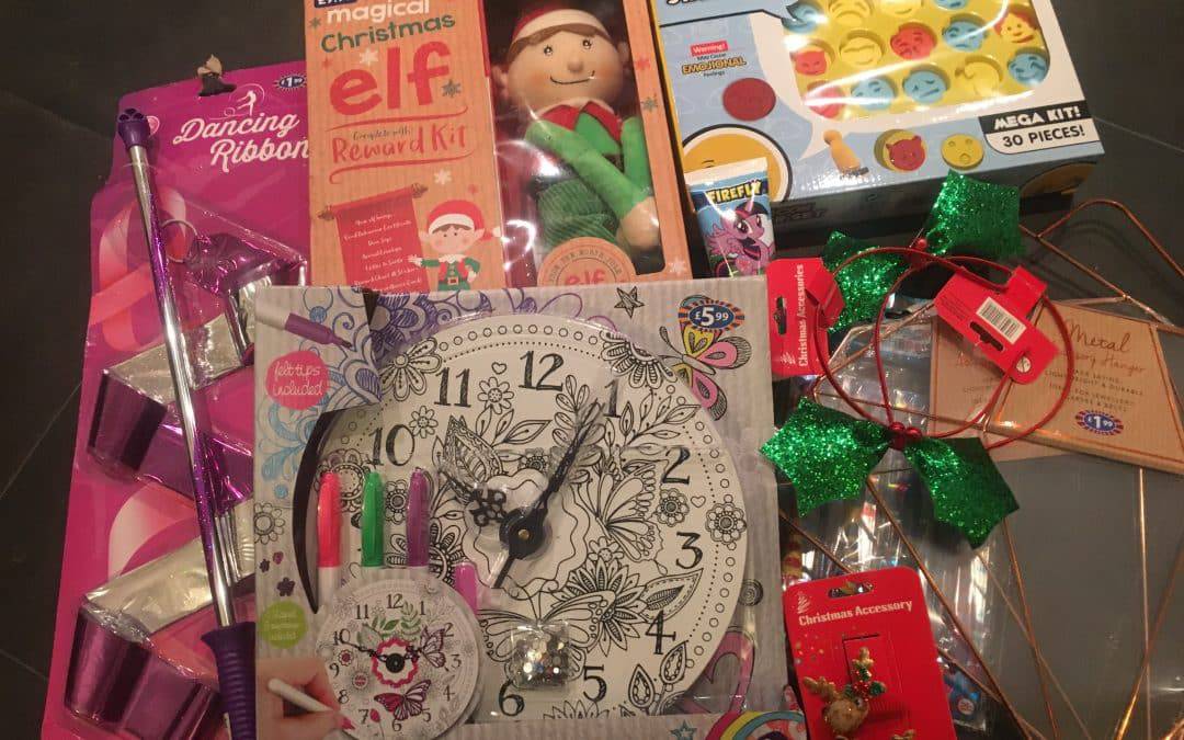 Stocking filler £20 shopping challenge at B&M Stores